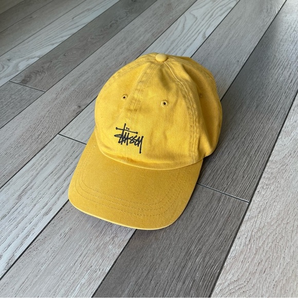 Stussy Mustard Yellow Cap - Picture 2 of 5